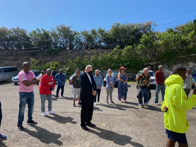 Pause For Peace gathering. Grateful to serve this amazing community. #Bermuda #Constituency14